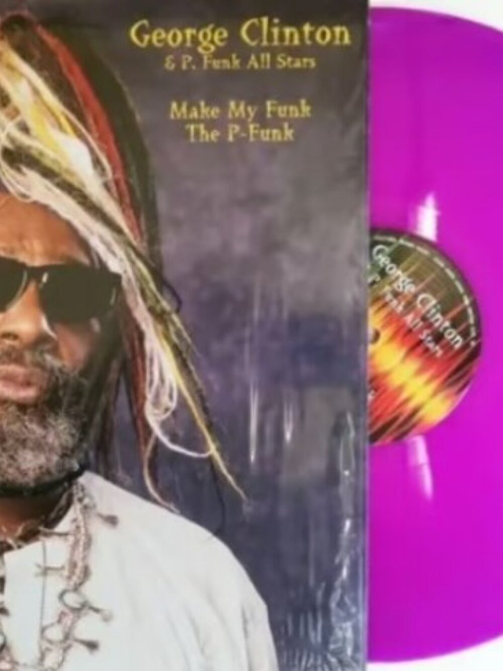 George Clinton Make My Funk The P-Funk LP ~ RSD 2020 ~ Neon Violet Vinyl ~ New!